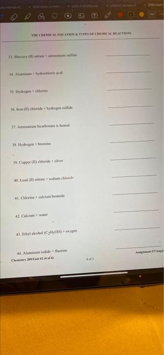 Solved For each reaction below write a complete balanced | Chegg.com