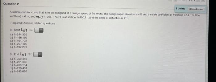 Solved Question 2 8 points Save Answer A simple circular | Chegg.com