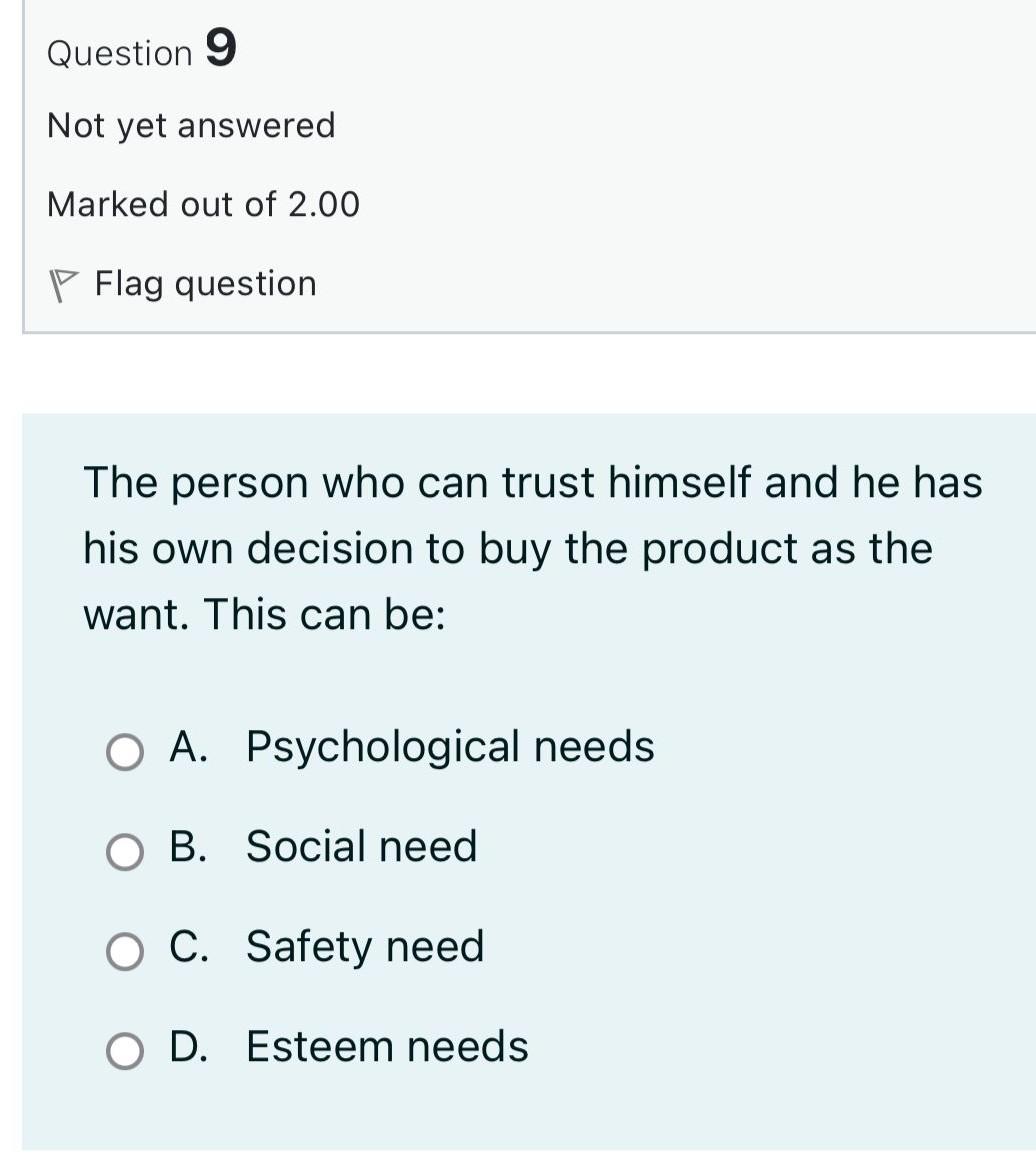 Solved Question 1 Not yet answered Marked out of 2.00 P Flag | Chegg.com