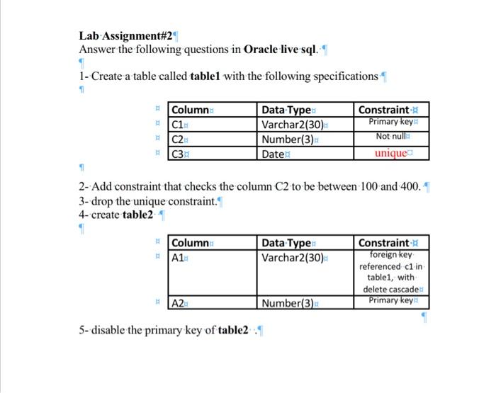 Solved Lab Assignment2 Answer the following questions in