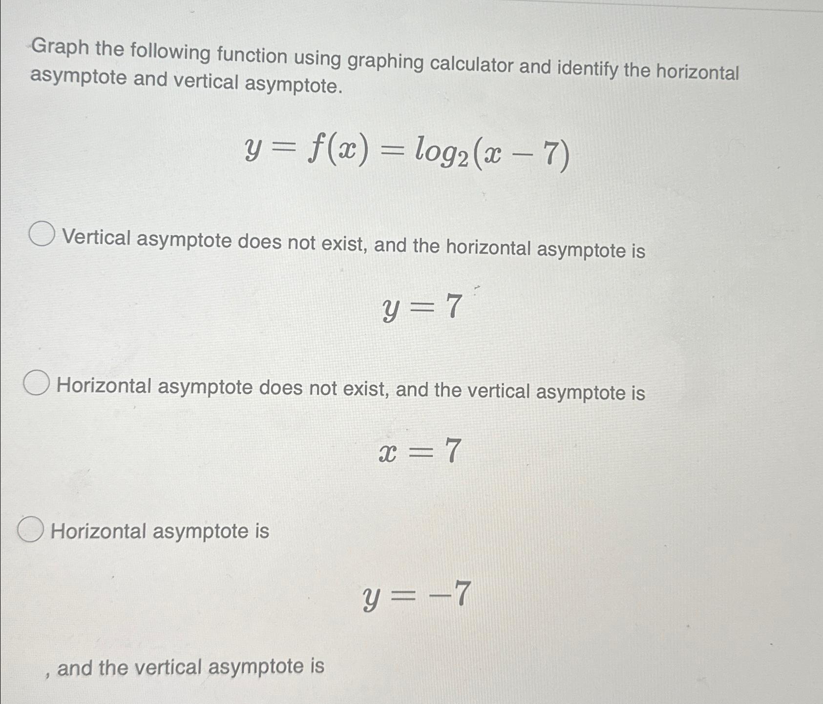 Solved Graph the following function using graphing | Chegg.com