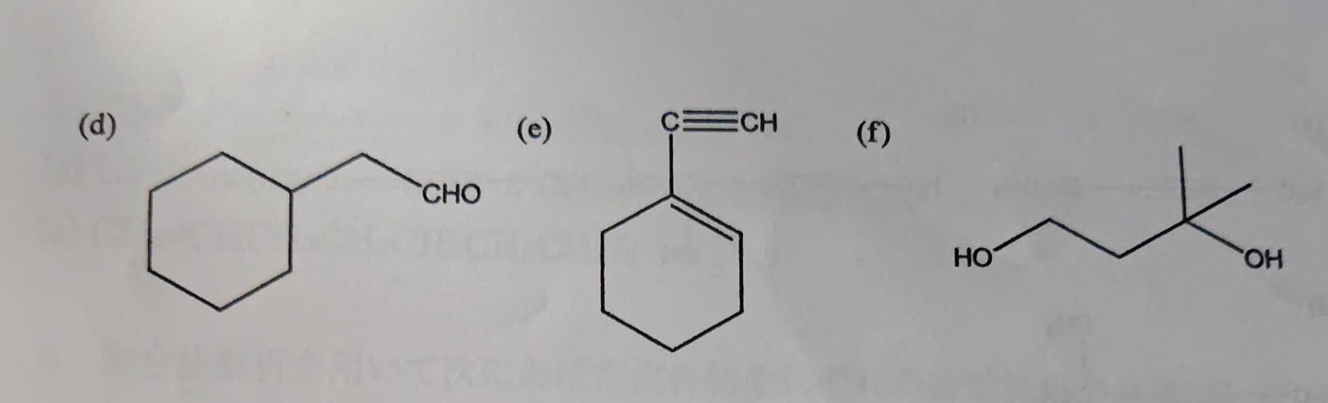 Solved How to use alkyne at least once to get these