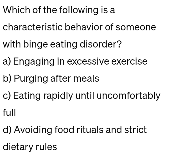 Solved psychology: Which of the following is a | Chegg.com