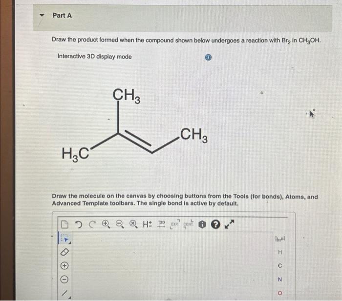 [Solved]: Draw the product formed when the compound shown b