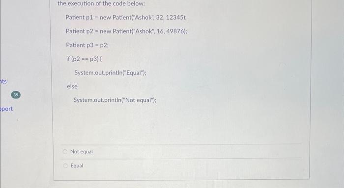 Solved What does the following code do? String[] names; | Chegg.com