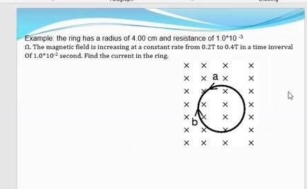 Solved Example; the ring has a radius of 4.00 cm and | Chegg.com