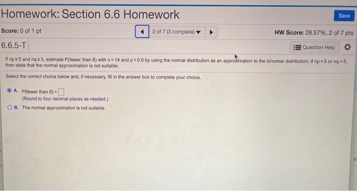 Homework Section 6 6the Probability Of Flu Symptoms Chegg 