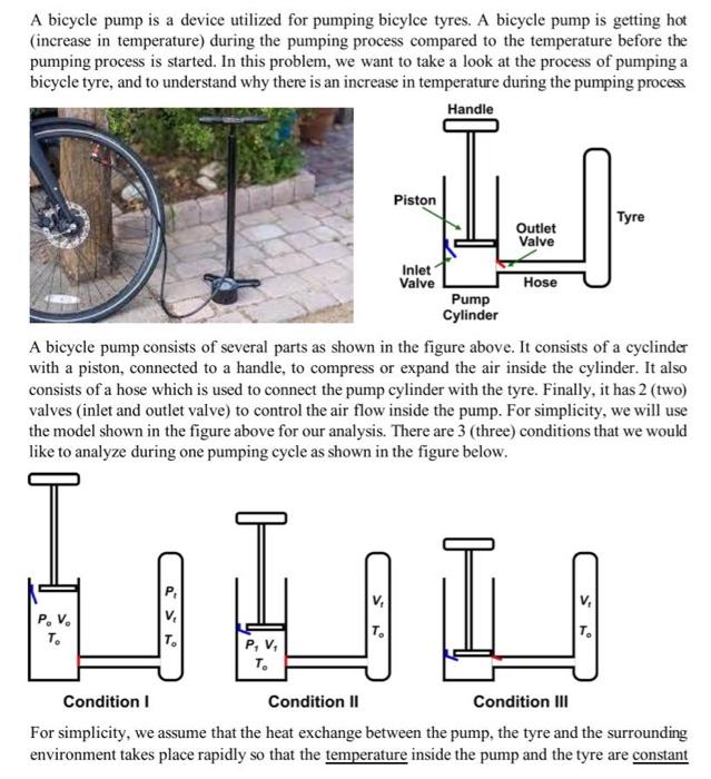 Solved A bicycle pump is a device utilized for pumping