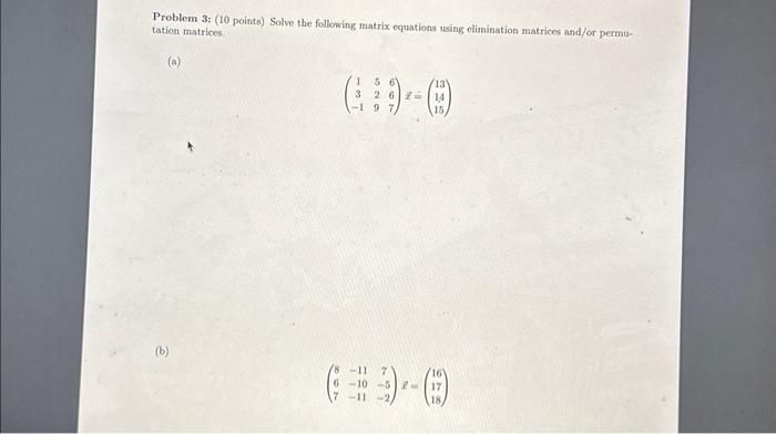 SOLVED Solve The System Using Row Operations or