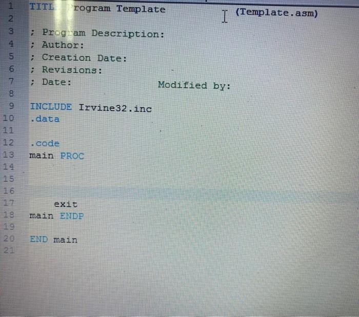 Solved solve it in assambly by notepad++ , like this as | Chegg.com