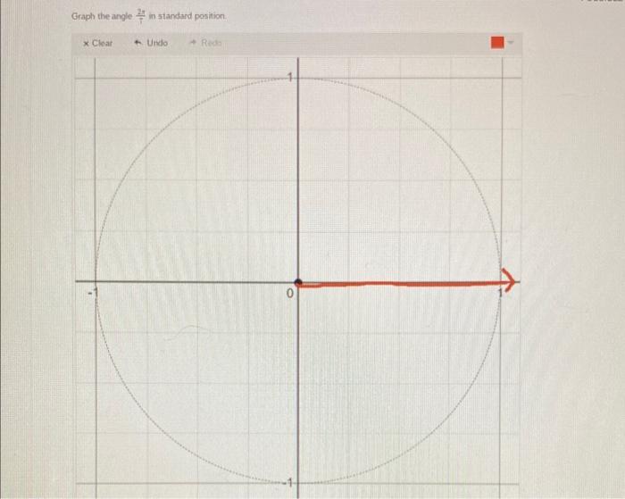Solved Graph the angle 72π in standard position.