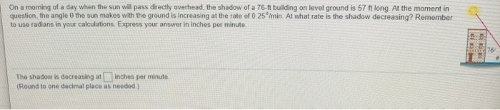 solved-on-a-morning-of-a-day-when-the-sun-will-pass-directly-chegg