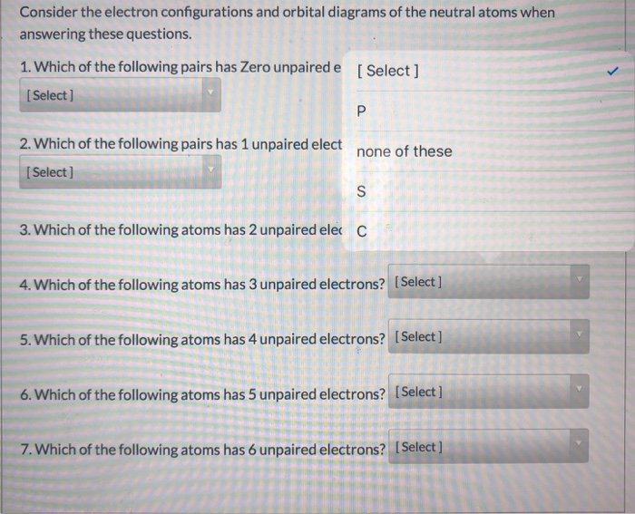 Solved Consider the electron configurations and orbital | Chegg.com
