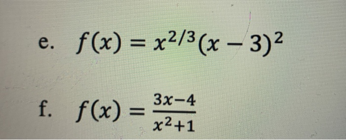 Solved E F X X2 3 X 3 F F X Chegg Com
