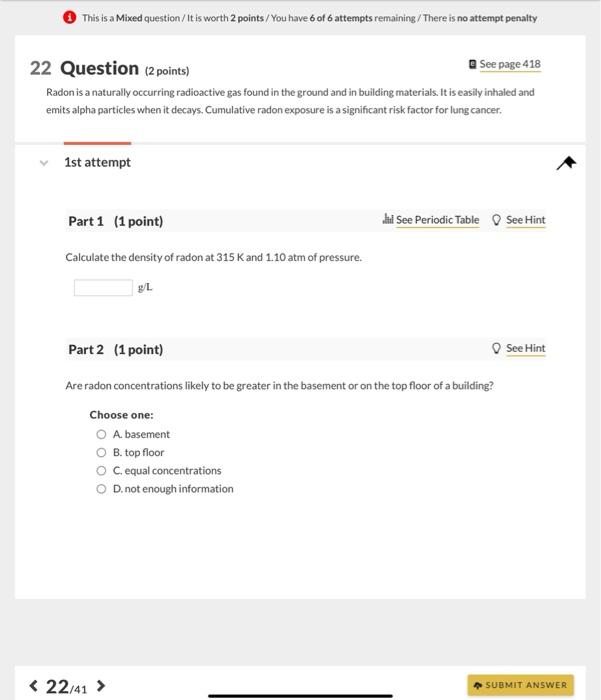 Solved This is a Mixed question/It is worth 2 points / You | Chegg.com
