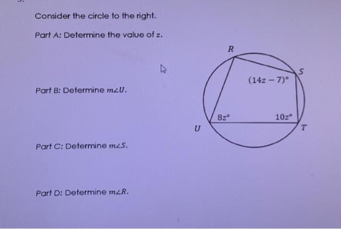 Solved J Consider The Circle To The Right Part A Chegg Com