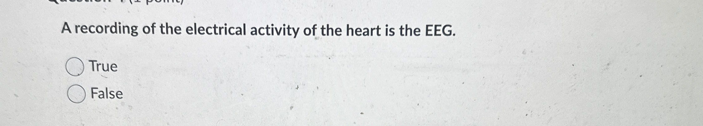 Solved A recording of the electrical activity of the heart | Chegg.com