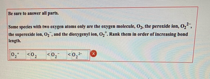 Solved Be Sure To Answer All Parts Some Species With Two Chegg Com