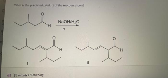 Solved What Is The Predicted Product Of The Reaction Shown