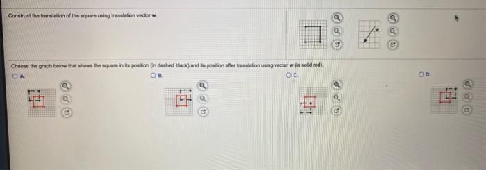Square Translation Solved Construct the translation of the square using | Chegg.com