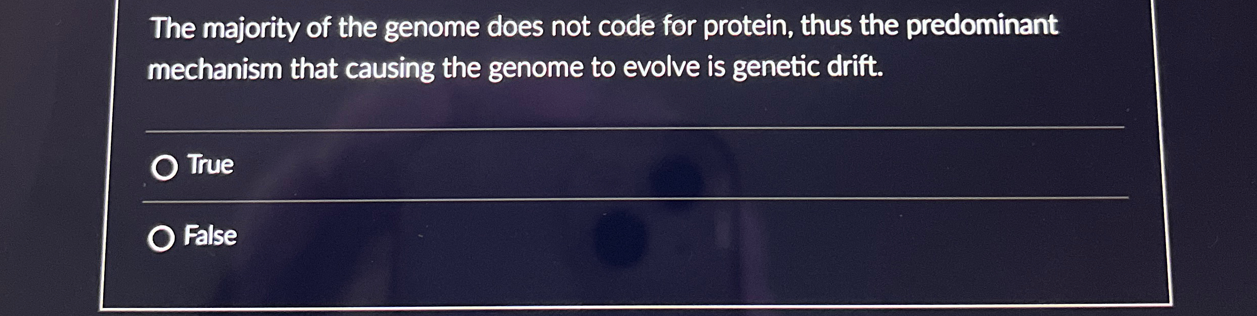 Solved The majority of the genome does not code for protein, | Chegg.com