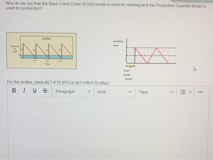 Solved Why do we say that the Basic Fixed-Order (EOC) model | Chegg.com