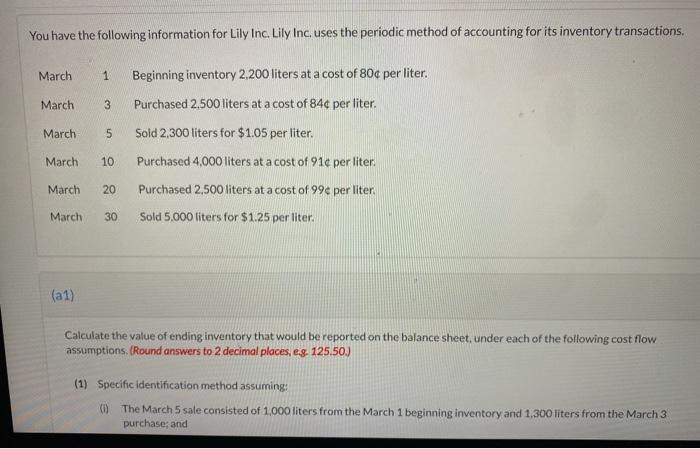 Solved A2 Prepare Partial Income Statements For 2022 7298