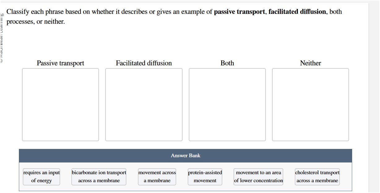 Solved Classify each phrase based on whether it describes or | Chegg.com