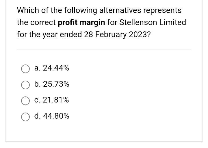 Solved Assume a return on equity and return on assets of