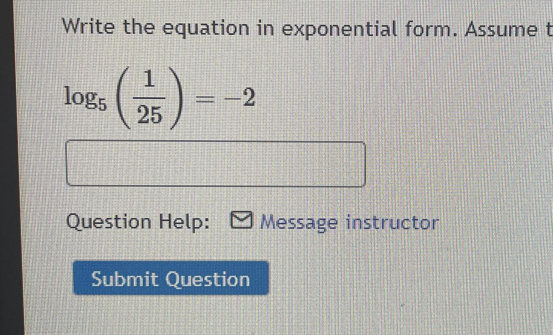 solved-write-the-equation-in-exponential-form-chegg