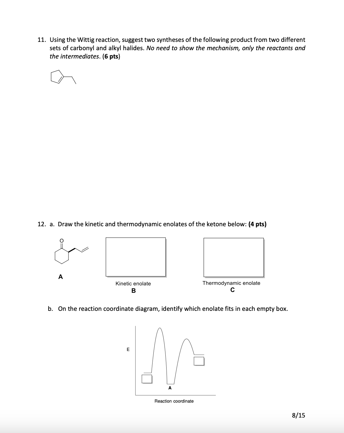 Solved Using the Wittig reaction, suggest two syntheses of | Chegg.com