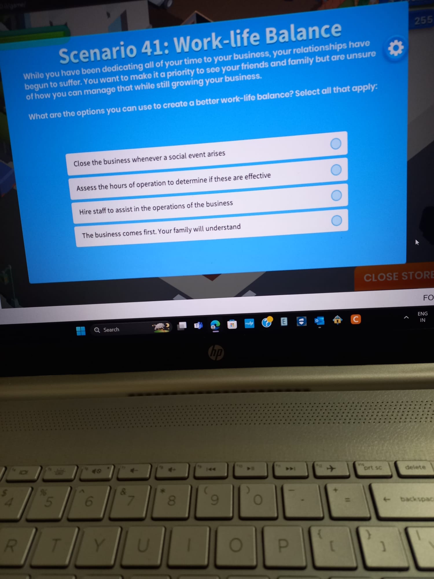 Solved Scenario 41: Work-life BalanceWhile you have been | Chegg.com