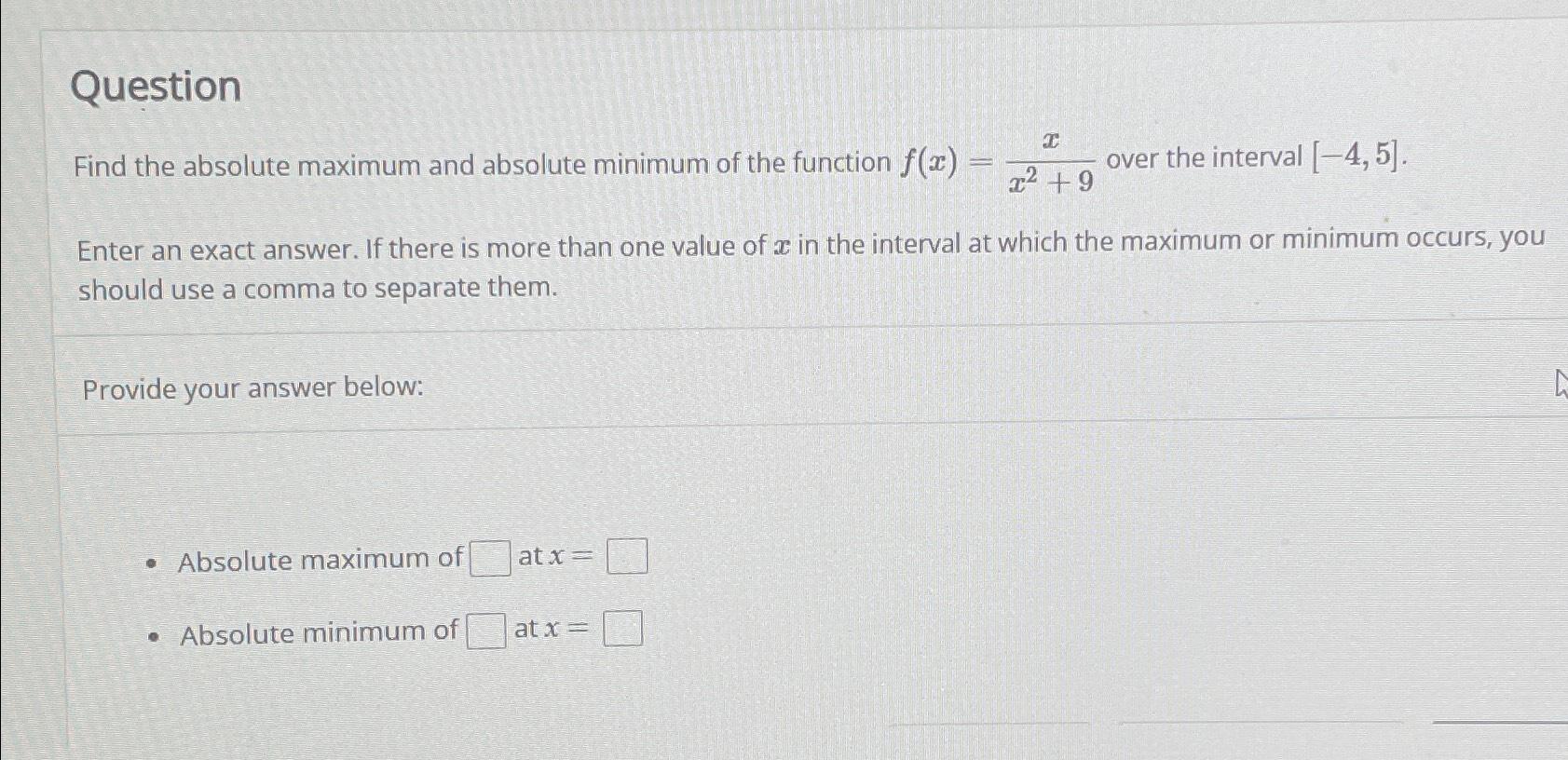 solved-questionfind-the-absolute-maximum-and-absolute-chegg