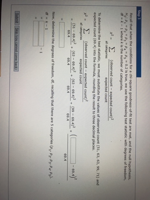 Solved Step 3 Recall That When The Conditions For A Chegg Com