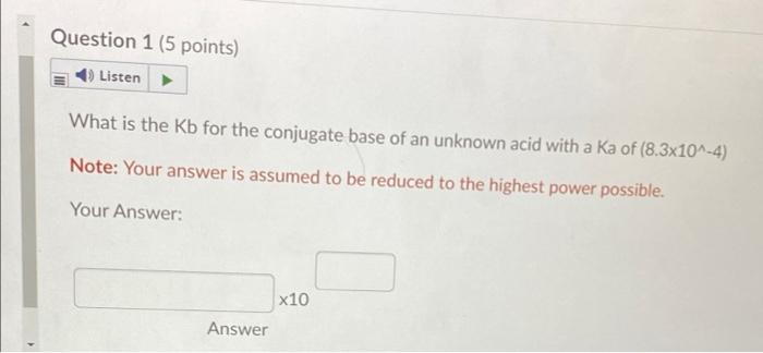 Solved Question 2 (5 points) Listen What is the pH of a | Chegg.com