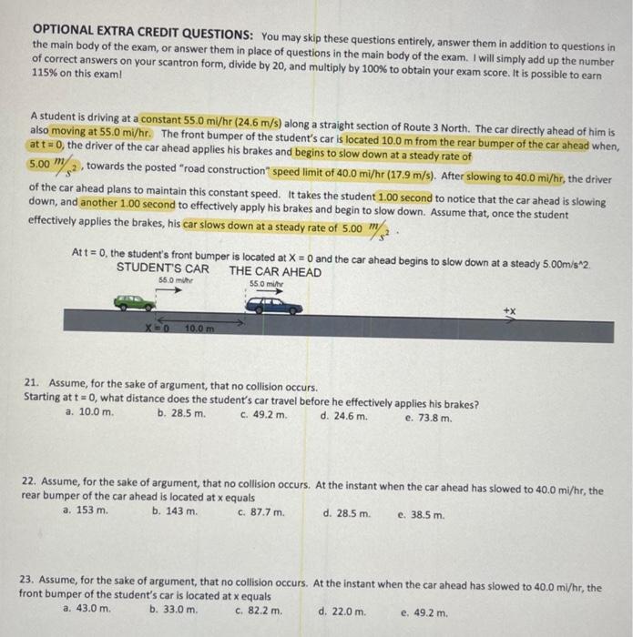 Solved OPTIONAL EXTRA CREDIT QUESTIONS: You May Skip These | Chegg.com