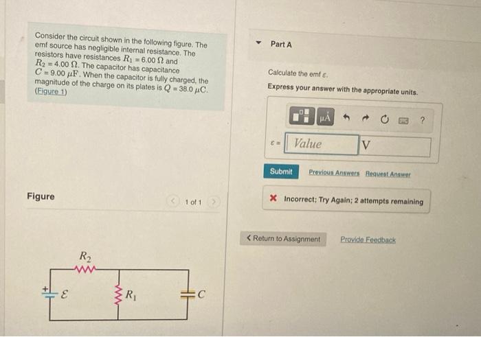 Solved Consider The Circuit Shown In The Following Figure. | Chegg.com