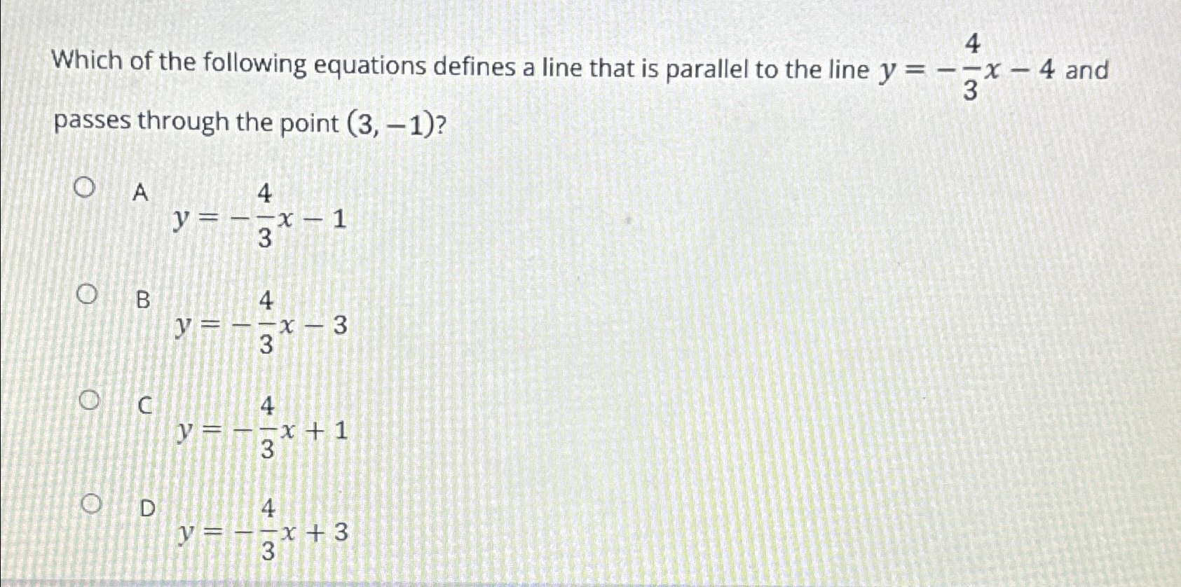 solved-which-of-the-following-equations-defines-a-line-that-chegg