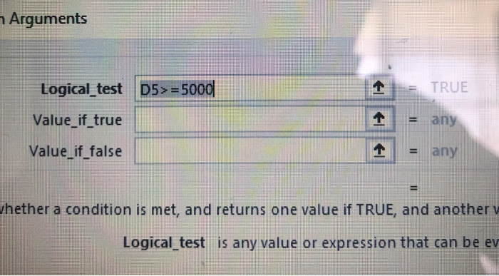 Solved Cell H5 Insert Formula Using Function First Condit