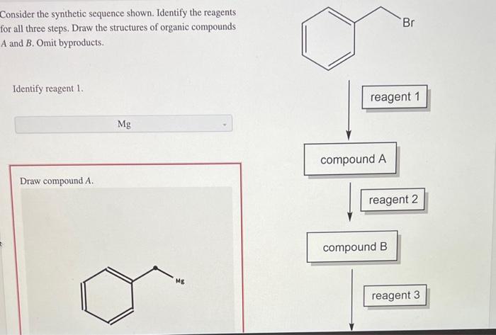 Solved Consider the synthetic sequence shown. Identify the | Chegg.com