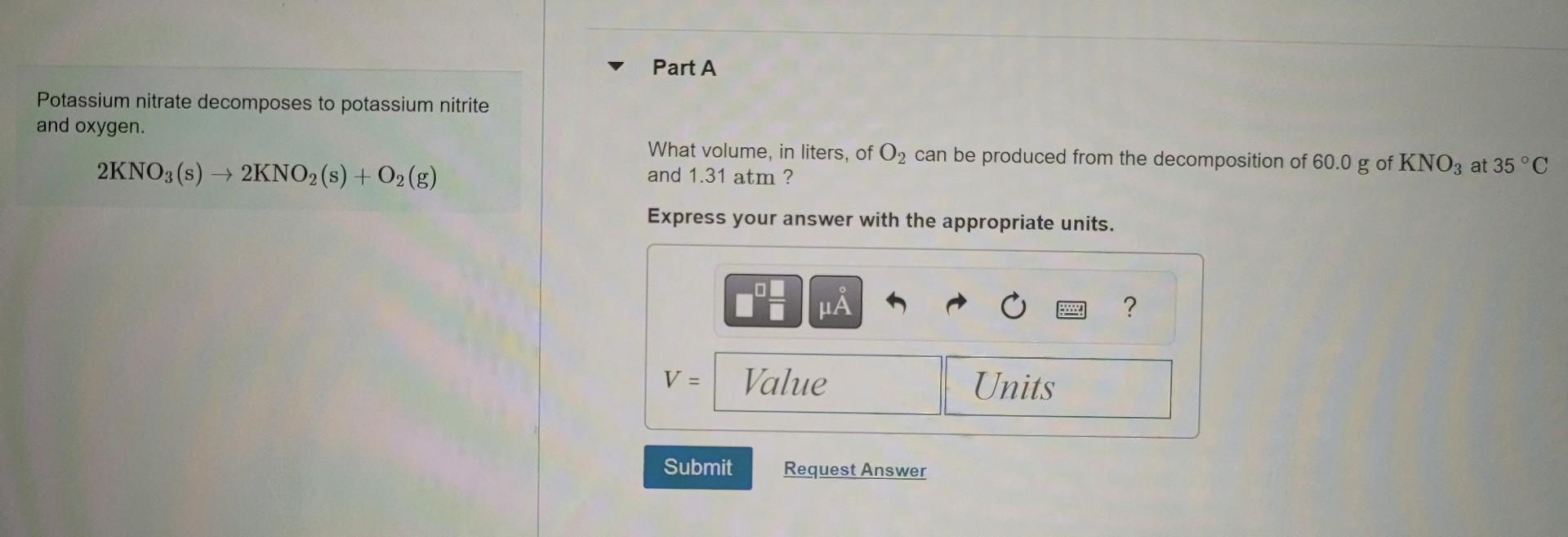 Solved What is the volume, in liters, of 4.00 moles of | Chegg.com