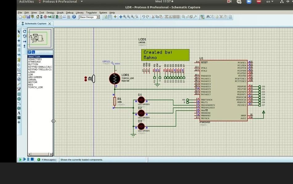 Solved - en Activities Proteus 8 Professional Wed 11:57 ON | Chegg.com