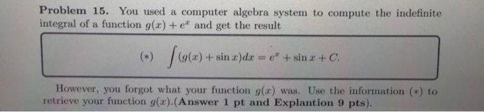 Old Computer Solver Algebra Problem Solved Problem 15. You used a computer algebra system to | Chegg.com