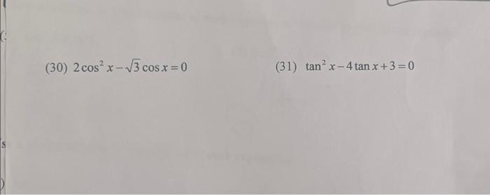 2cos 2 x 5cosx 3 0