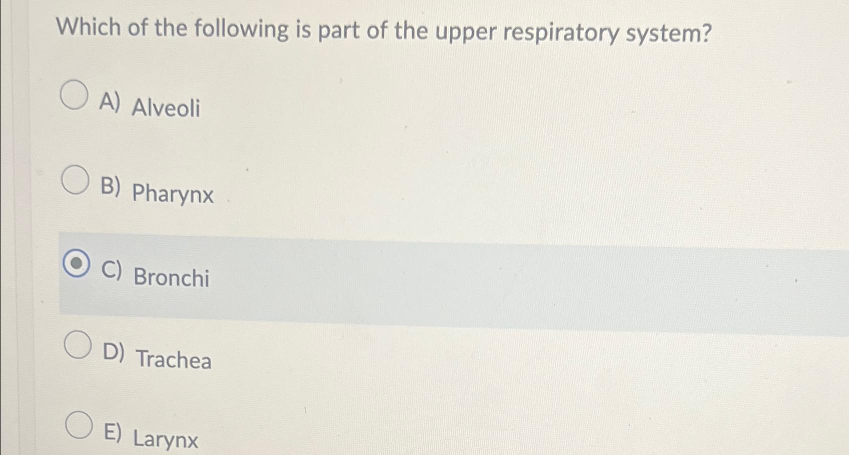 Solved Which of the following is part of the upper | Chegg.com