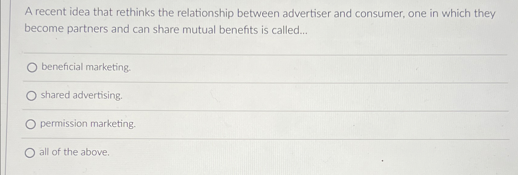 Solved A recent idea that rethinks the relationship between | Chegg.com