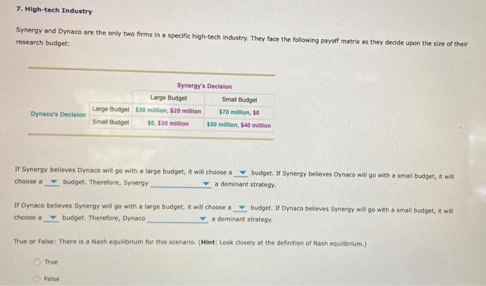 solved-7-high-tech-industry-synergy-and-dynaco-are-the-only-chegg