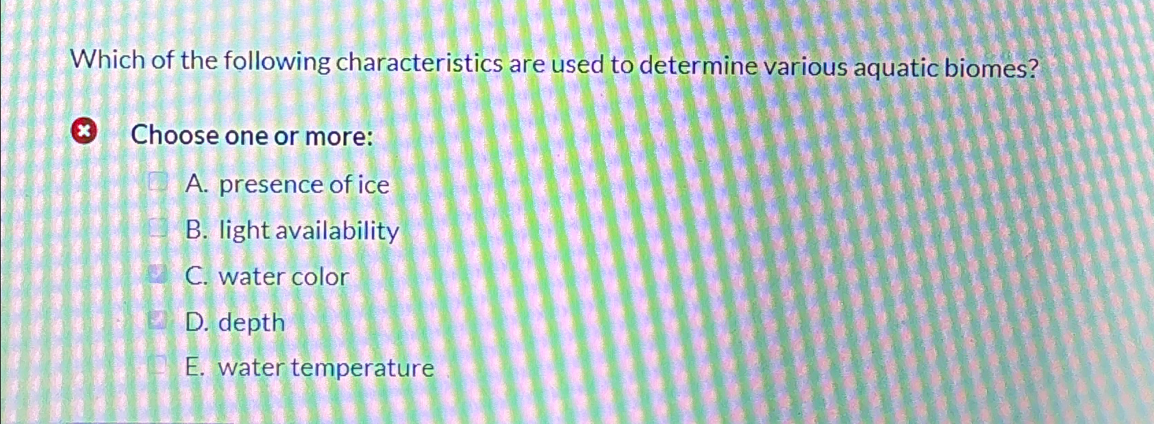 Solved Which of the following characteristics are used to | Chegg.com
