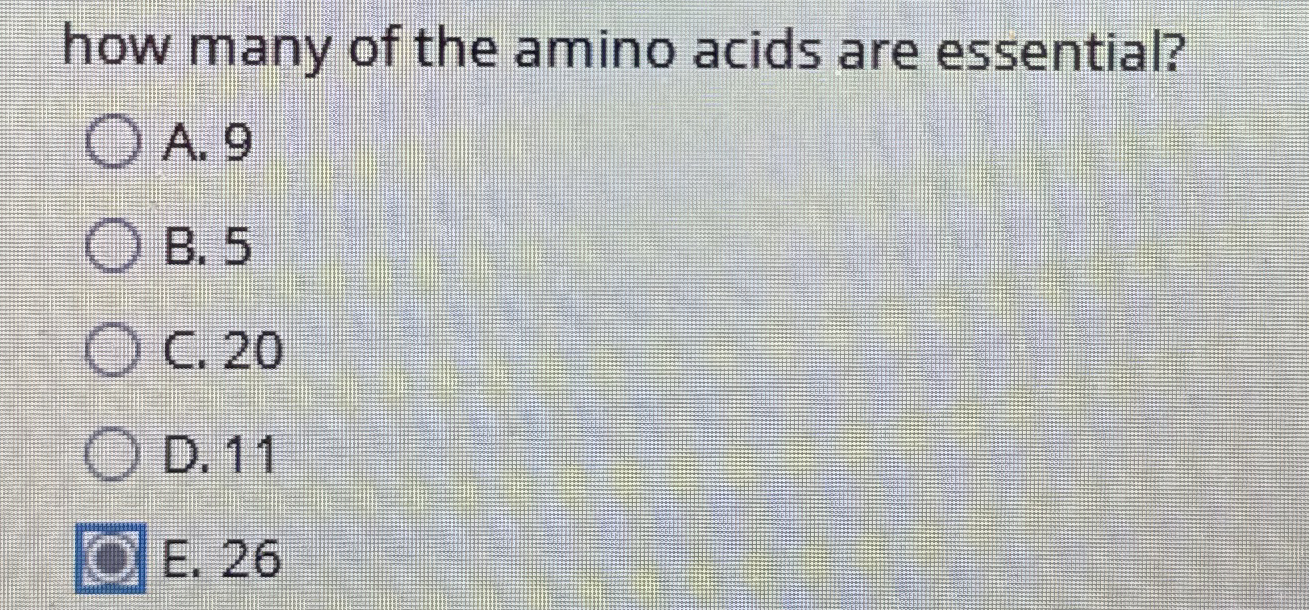 Solved how many of the amino acids are | Chegg.com
