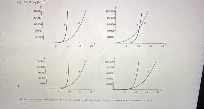 In this exercise we use a graphing calculator to | Chegg.com